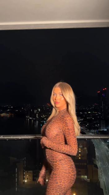 Jess Gale Turns Heads in Risqué Bondage-Inspired Lingerie and Sheer Bodysuit on Love Island