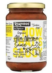 Jar of Realfoods by Organico Organic Alla Norma Sauce.