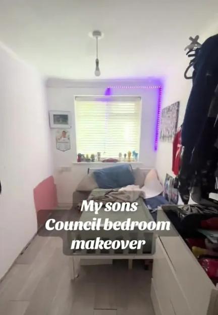 Son's bedroom makeover.