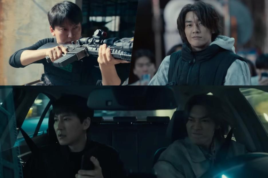Watch: Kim Nam Gil And Kim Young Kwang Forge Unlikely Alliance Amid Nationwide Gun Chaos In “Trigger” Teaser