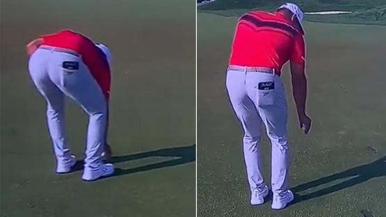 US Open fans call for Bryson DeChambeau to be DISQUALIFIED as he appears to forget the rules of golf in bizarre video