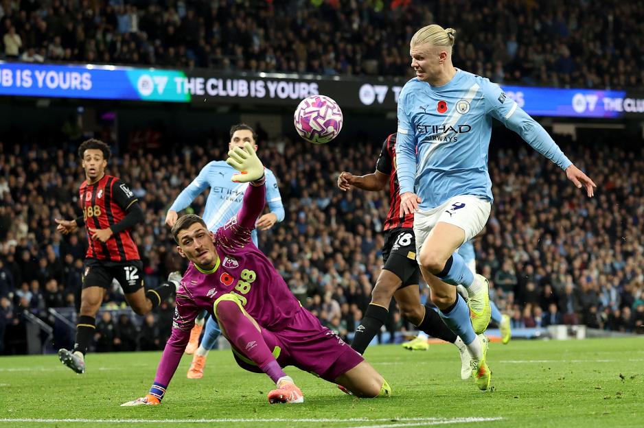 Man City Triumphs 3-1 Over Bournemouth: Erling Haaland Shines with Two Goals and a Stunning New Celebration!