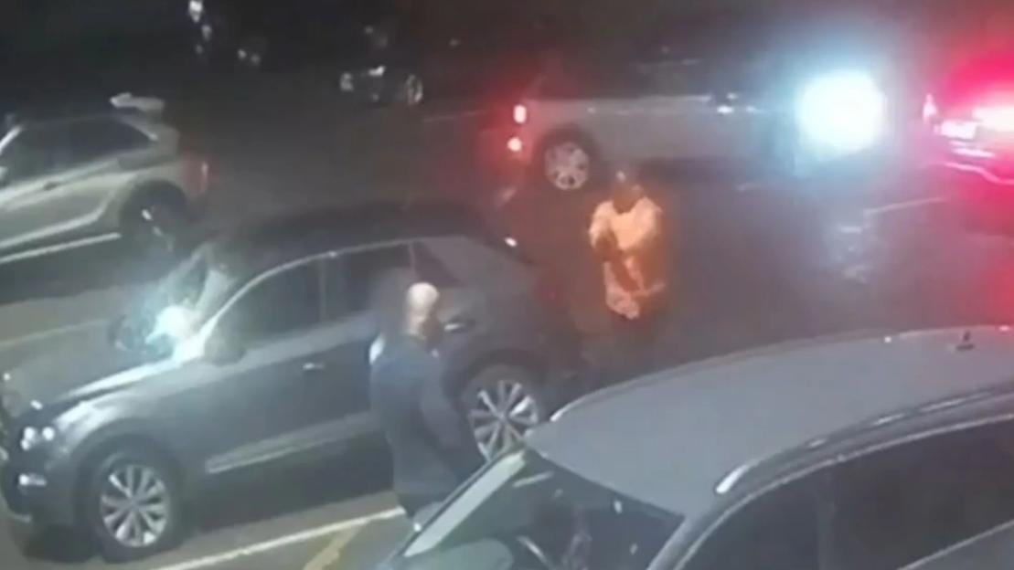 Chilling moment gunman in high-vis jacket shoots dead dad-of-3 outside gym ‘in revenge for exposing illicit jail affair’