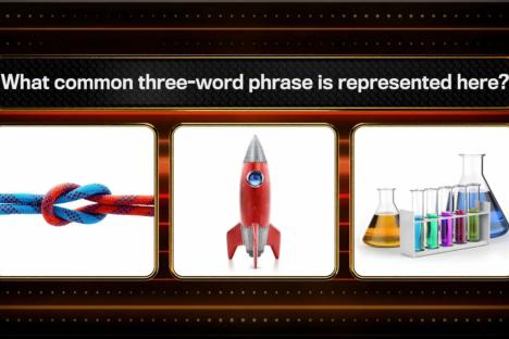 Common phrase picture question stumps The 1% Club players – but would you have got it in 30 seconds?