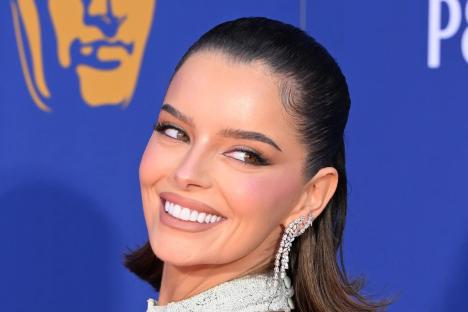 Maura Higgins ditches bra in glam gown on Bafta TV Awards red carpet as Danny Jones swerves event after drunken kiss