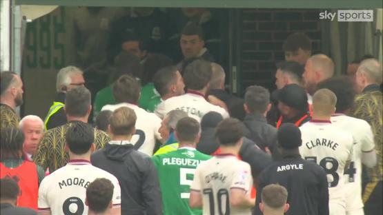Tunnel brawl between Sheffield United and Plymouth Argyle players and staff.