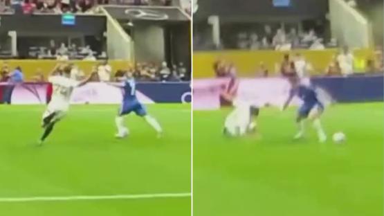 Incredible ref cam footage shows moment Chelsea star Pedro Neto sent opponent ‘back to LA and into next MLS season’