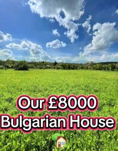 £8000 Bulgarian house in a field.
