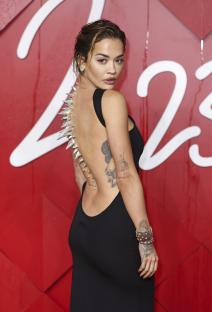 Rita Ora at The Fashion Awards 2023.
