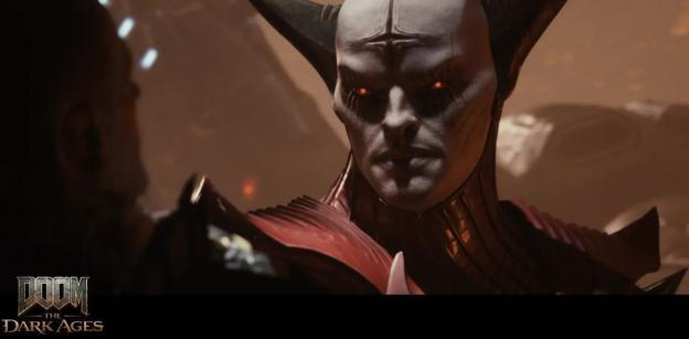 Screenshot from Doom: The Dark Ages showing a demonic figure.