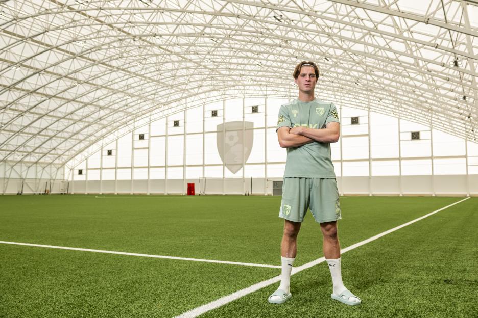 Alex Scott at the AFC Bournemouth Performance Centre.