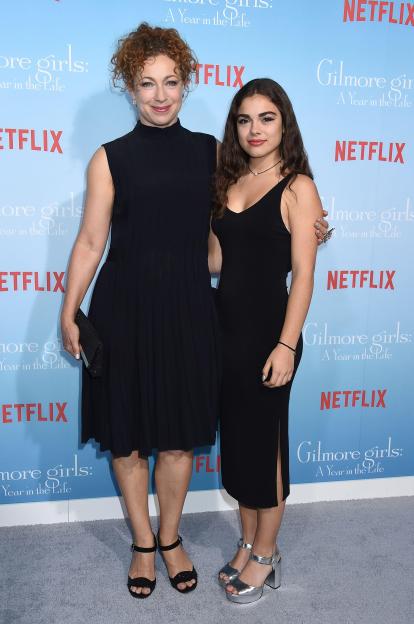 2HYB6WN Alex Kingston and Salome Violetta Haertel attends the Gilmore Girls: A Year In The Life premiere by Netflix's held at the Regency Village Theatre