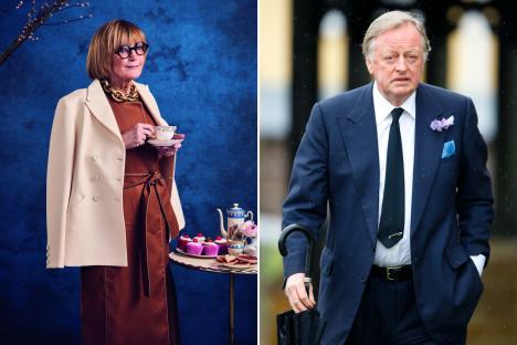 Anne Robinson and Andrew Parker-Bowles