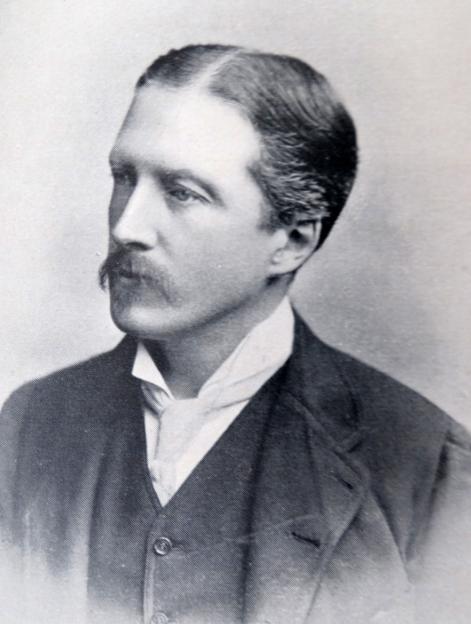 Photographic portrait of Edward Guinness, 1st Earl of Iveagh, an Irish philanthropist and businessman.