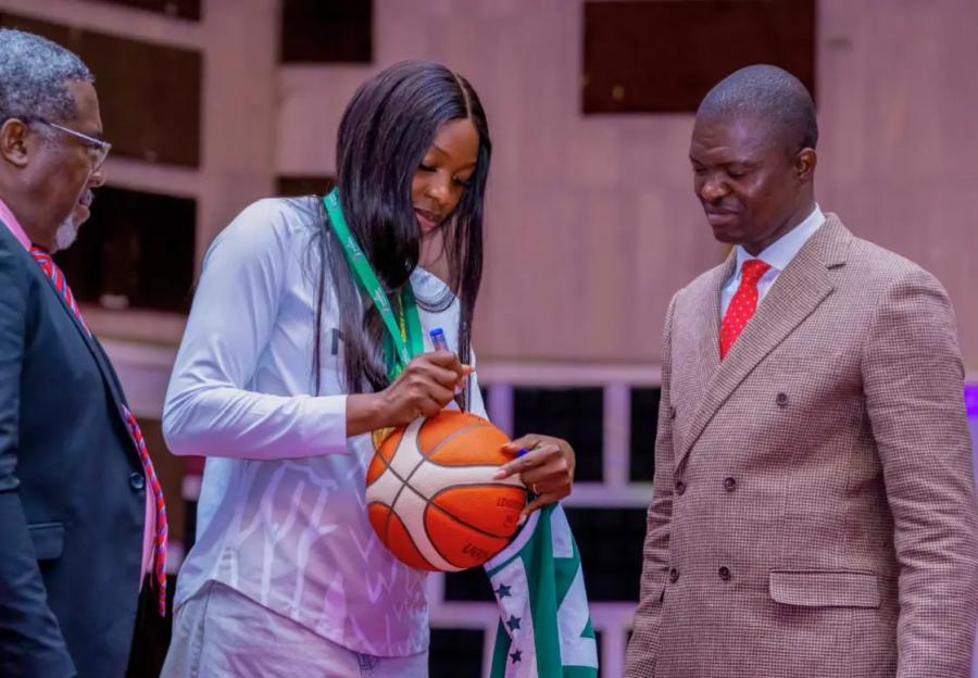 AfroBasket: Ebonyi governor gifts D’Tigress star Ejiofor N30m, apartment