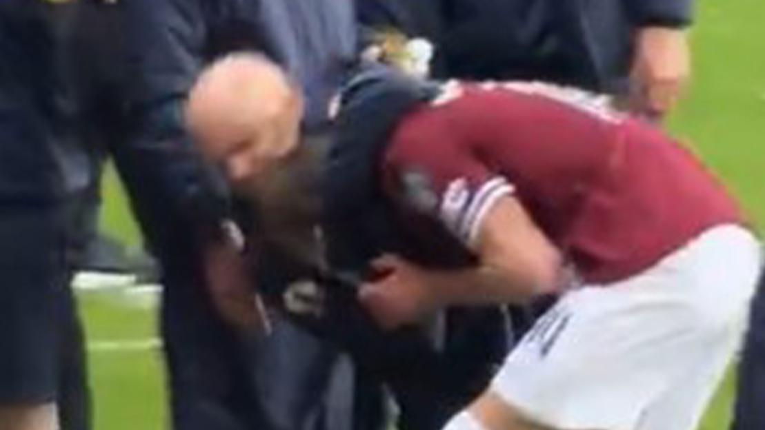 ‘Was he sent by Madrid?’ – Arsenal fans lose it as footage emerges of Norway coach WRESTLING Martin Odegaard