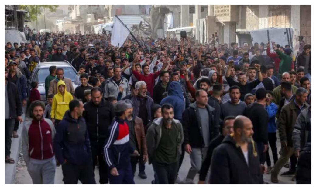 Gaza: Palestinians protest against Hamas amid conflict resumption