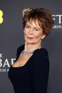 Celia Imrie at the 2025 EE BAFTA Film Awards.