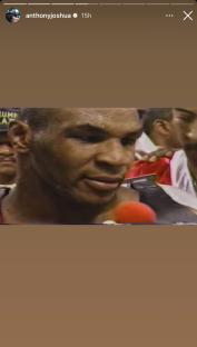 Mike Tyson in a post-fight interview.