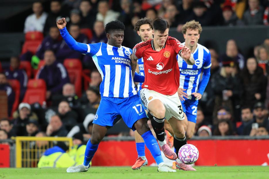 Manchester United v Brighton and Hove Albion, Premier League, Football, Old Trafford, Manchester, UK - 25 Oct 2025