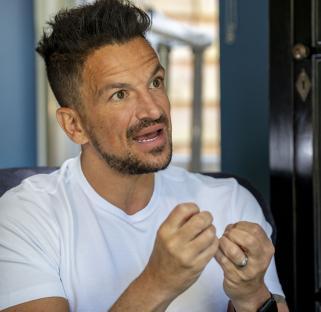 Peter Andre in an interview.