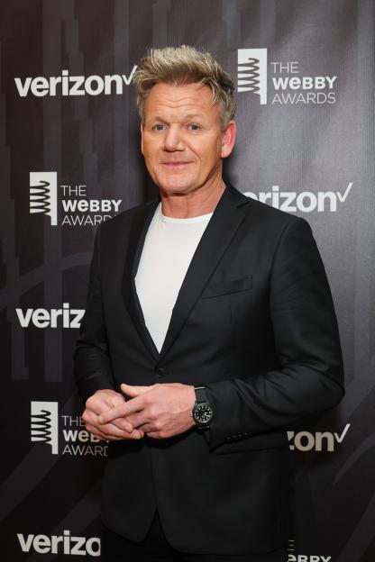 Gordon Ramsay at the Webby Awards.