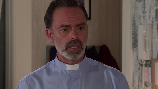Billy Mayhew from Coronation Street proposes to Todd Grimshaw.
