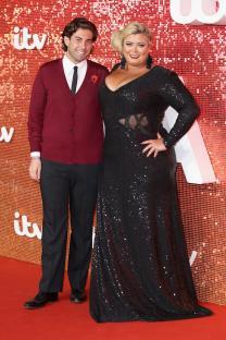 James Argent and Gemma Collins at the ITV Gala.