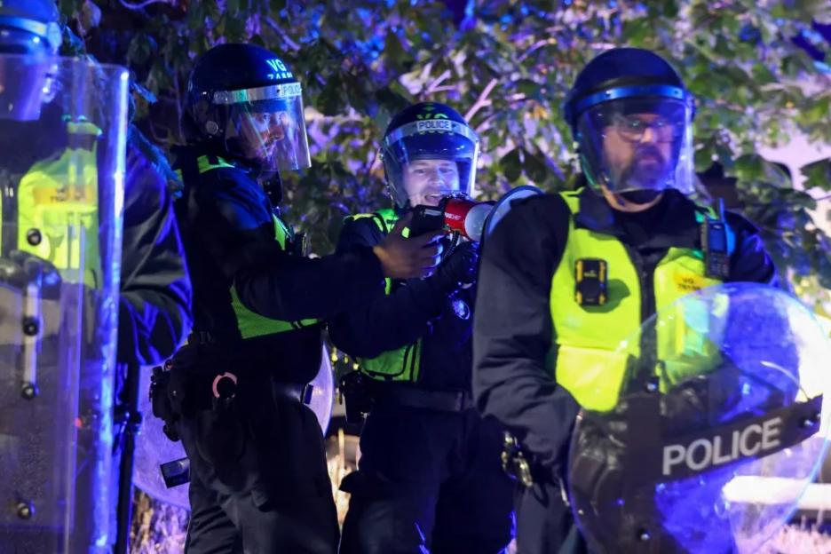 Elite team of cops to monitor anti-migrant social media posts to clamp down on unrest as critics blast ‘disturbing’ move