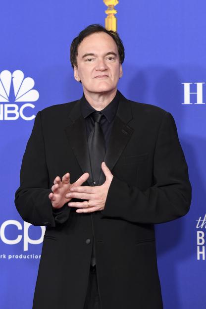 Quentin Tarantino at the Golden Globe Awards.