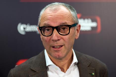 Headshot of Stefano Domenicali, CEO of Formula One Group.