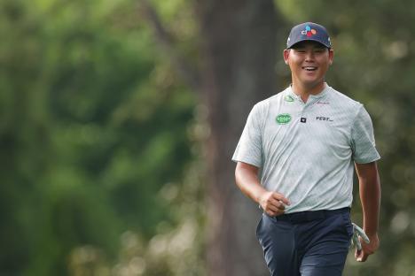 Si Woo Kim of South Korea at the PGA Championship.