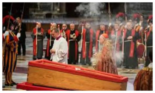 Pope Francis’ final funeral rite begins at St Peter’s Basilica