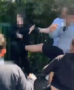 Screenshot of an assault.