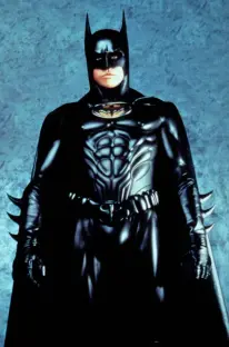 Batman in his suit.