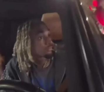 Person in a car.