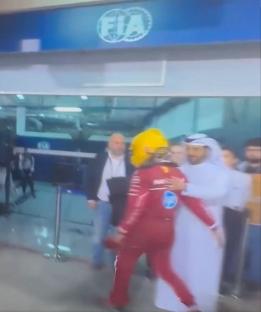 Awkward moment Lewis Hamilton appears to snub FIA president's hug as drivers left at war with F1 governing body