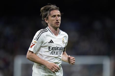 Luka Modric of Real Madrid during a La Liga match.