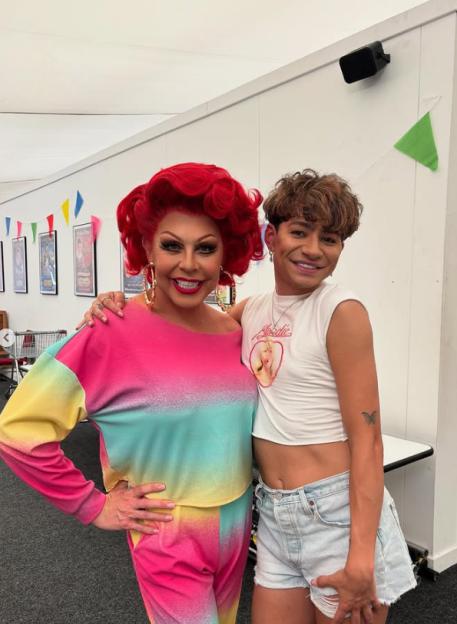 Big Brother star Sam is secretly pals with Drag Race stars – as transformation before ITV show is revealed
