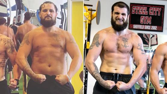 ‘Nothing is impossible’ – Liam Cameron shows off stunning two-year body transformation after making boxing comeback