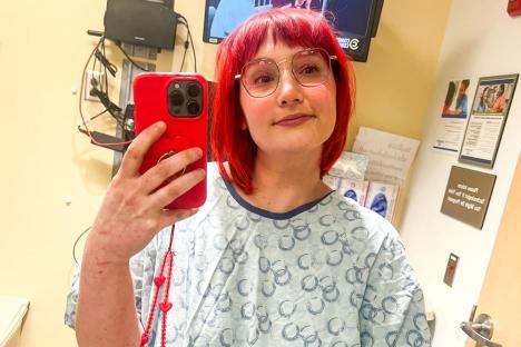 My insides felt like they were twisting but docs said I was too young for anything serious – so I lied to save my life