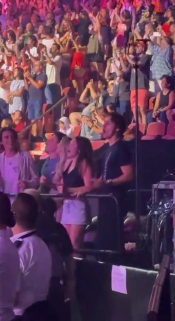 Justin Trudeau at a Katy Perry concert.