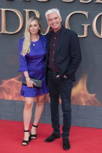 Phillip Schofield and his daughter Molly at the House of the Dragon premiere.