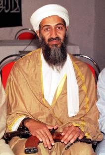 395332 04: (FILE PHOTO) Suspected terrorist Osama bin-Laden is seen in this undated photo in Afghanistan. A Pakistani foreign ministry spokesman said October 4, 2001 that it had seen sufficient evidence provided by U.S. investigators to allow an indictment against Osama bin Laden. (Photo by Getty Images)