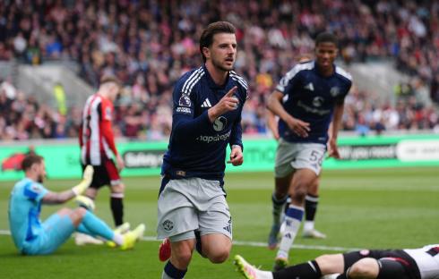 Mason Mount celebrating a goal.