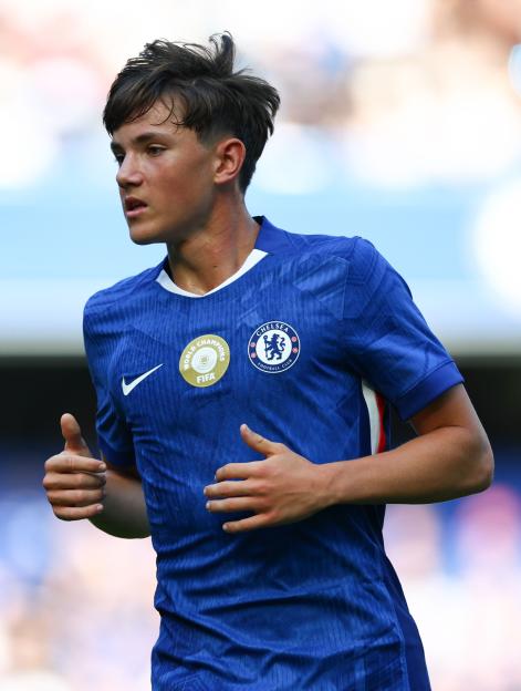 Reggie Walsh of Chelsea in a pre-season friendly.
