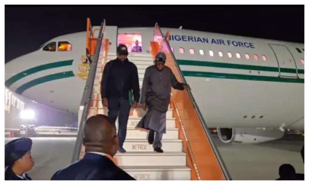 Tinubu Lands in Rome for High-Stakes Security Summit