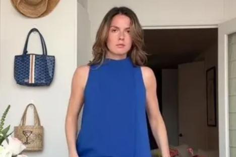 Woman makes a mega beauty mistake before leaving her home all glammed up – but can you spot it before her look of panic?