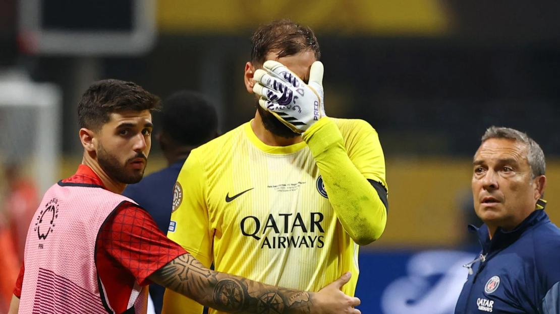 Gianluigi Donnarumma bursts into tears on pitch after PSG star’s challenge causes Jamal Musiala horror injury