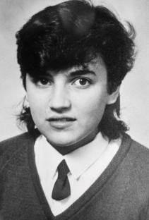 Black and white photo of Heather West.